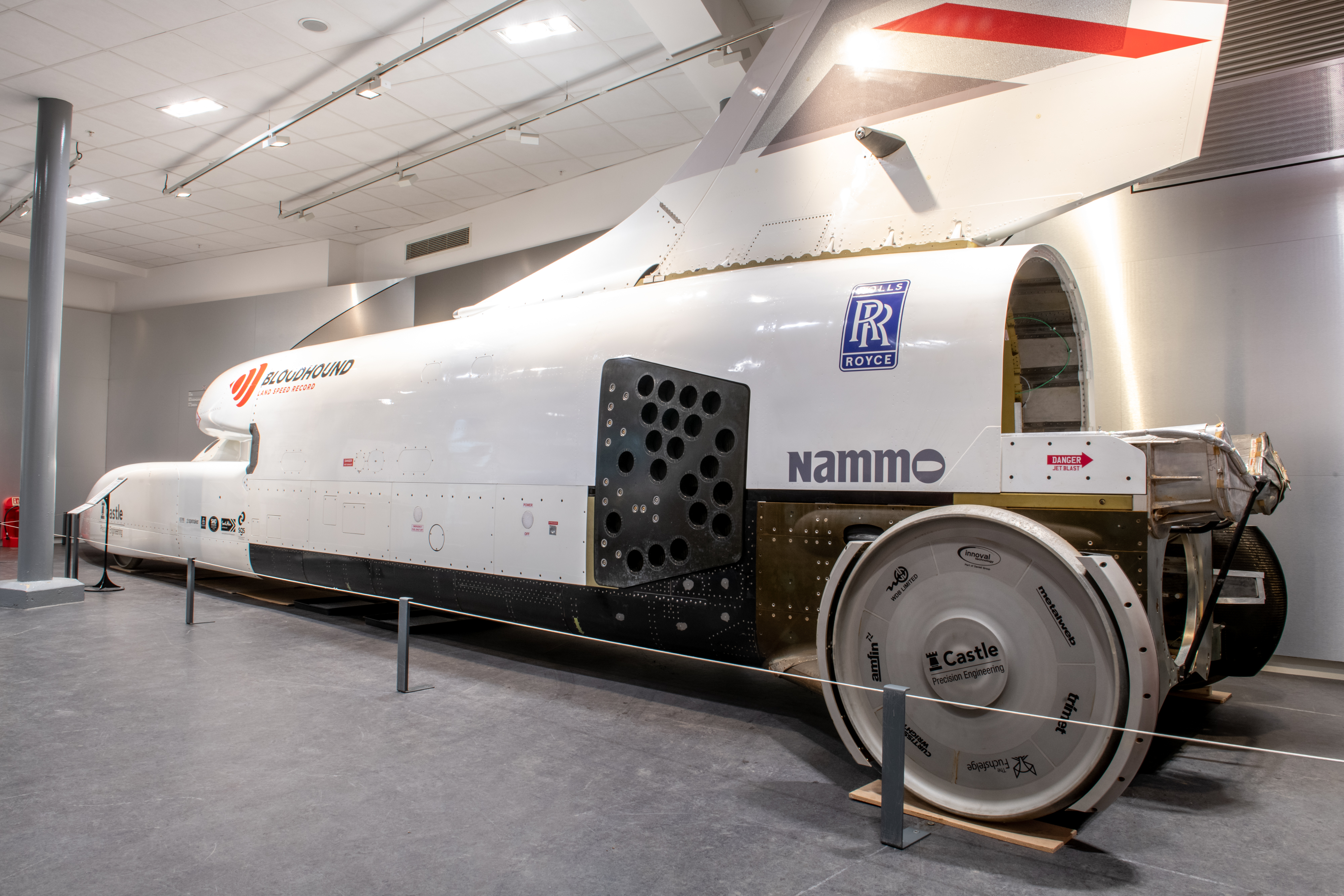 Bloodhound on display in Coventry Transport Museum