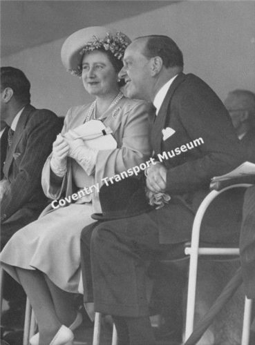 Photograph - Queen Elizabeth at Motor Industry Jubilee